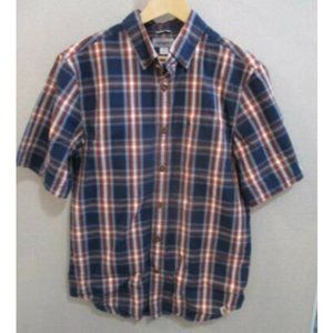Carhartt Button Down Plaid Shirt Size Medium